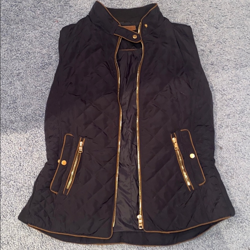 ZARA Navy Vest